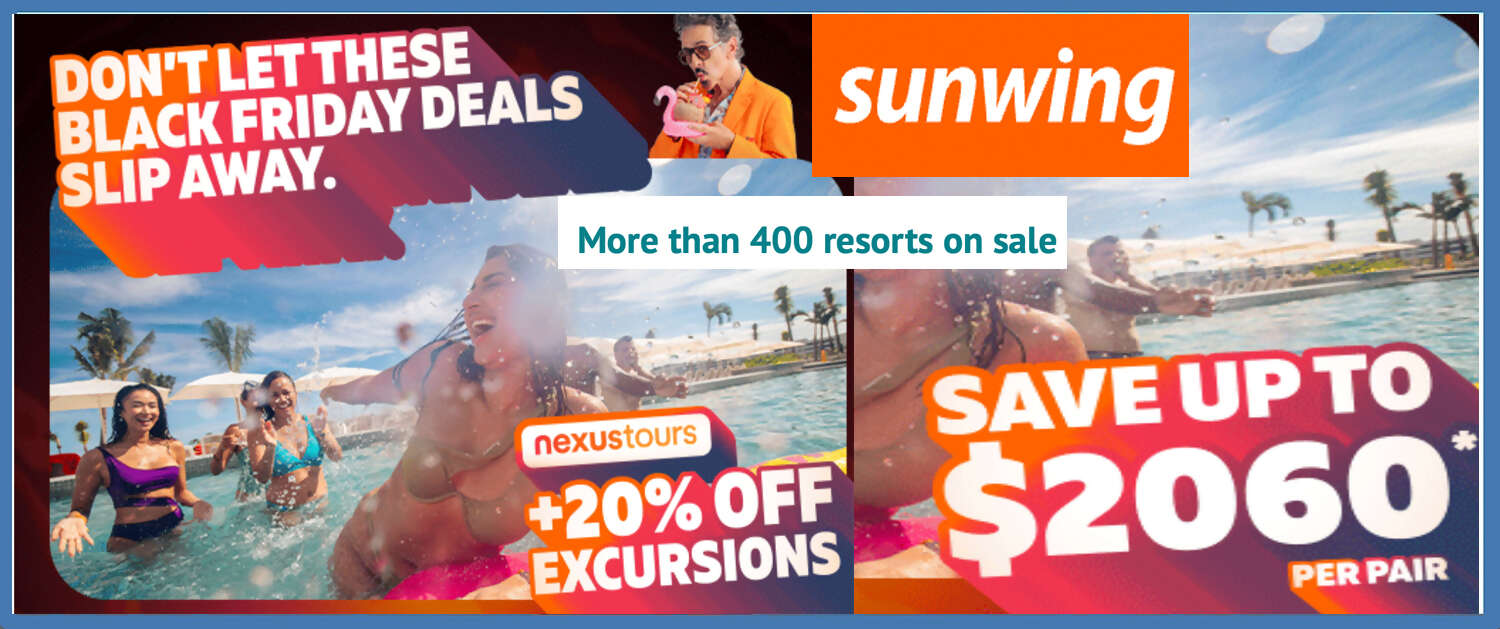 Sunwing Black Friday