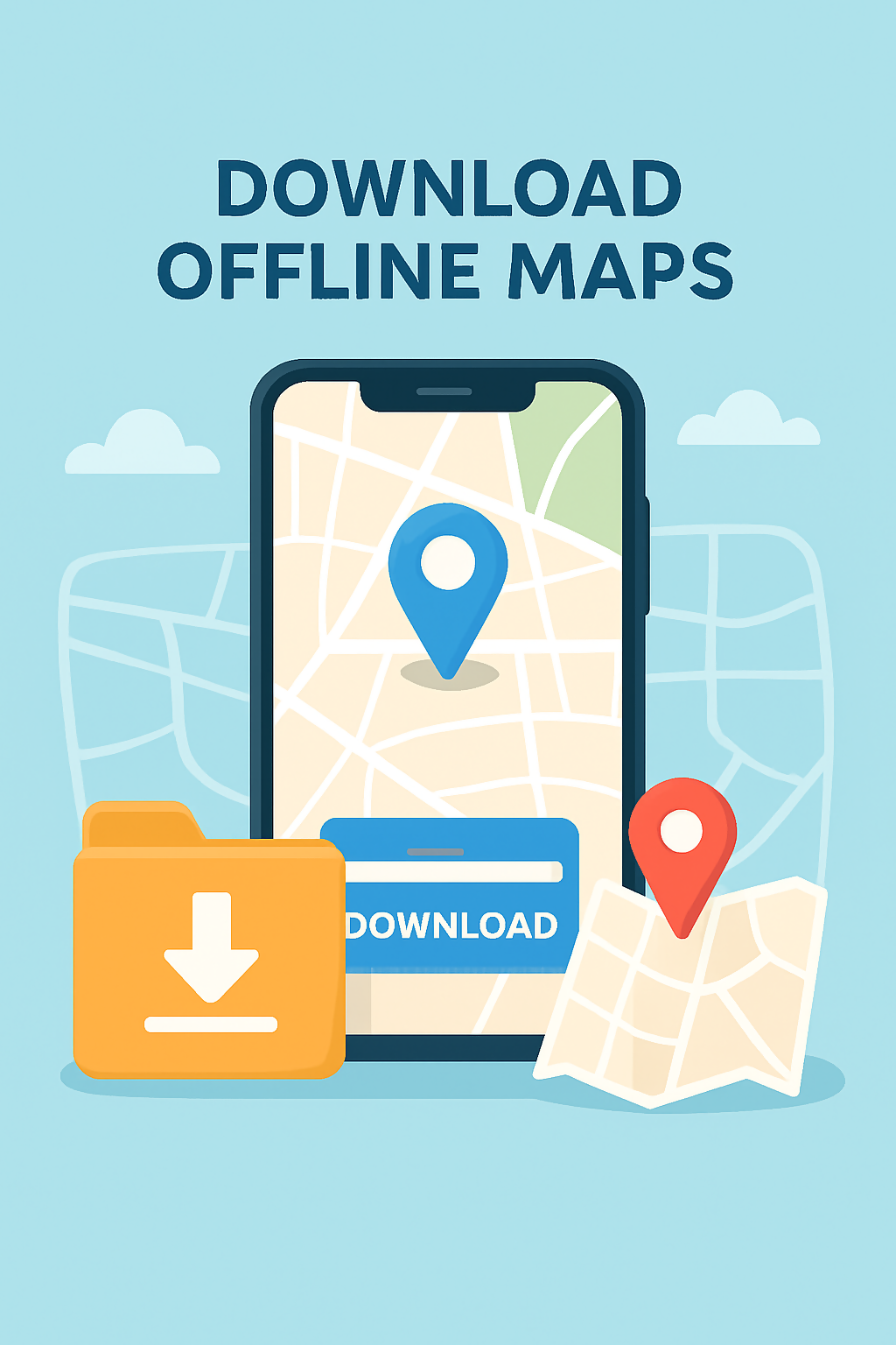 Download Offline Maps to your phone when travelling