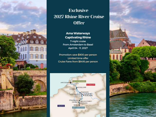 Captivating Rhine  – Travel with Grace Exclusive Offer