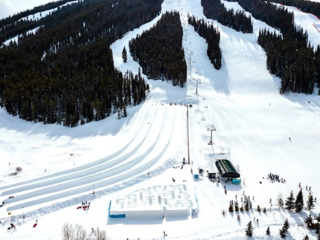 This Alpine Resort Has the World's Highest Snow Maze