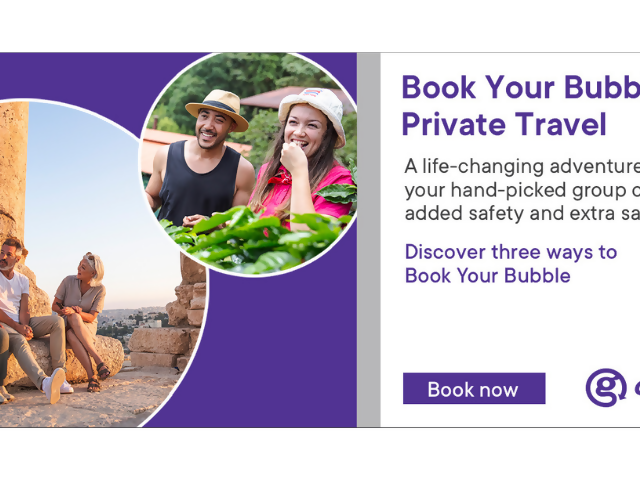 Book Your Bubble with G Adventures