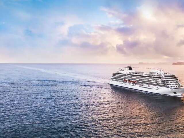 Viking Marks Float Out of Newest Ocean Ship