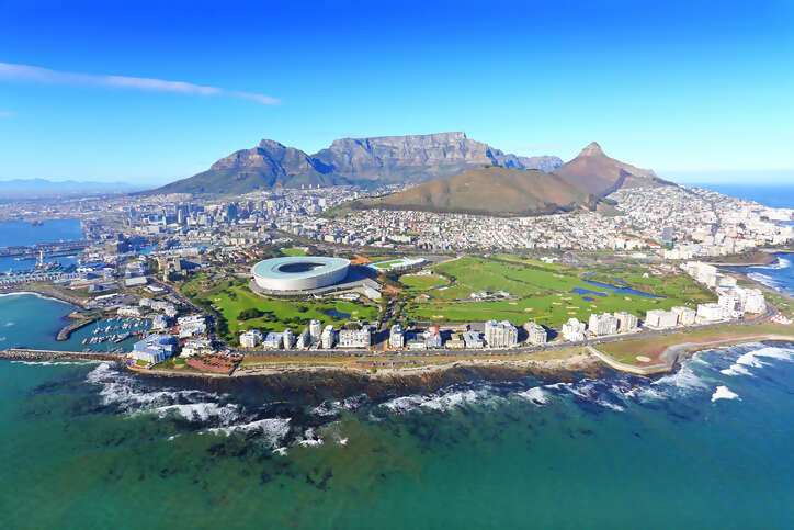 Arrival in Cape Town