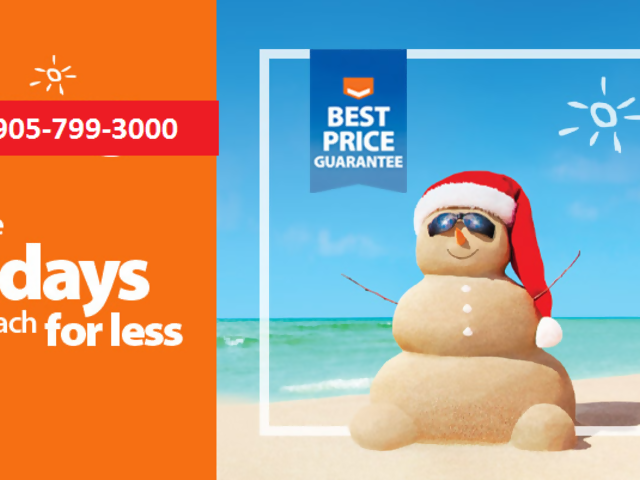 Spend the holidays on the beach! - Toronto Departures