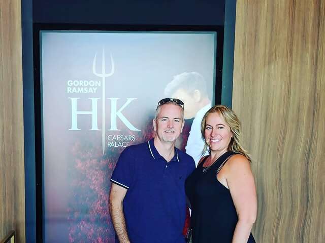 Throwback to a delicious meal at Hell's Kitchen in Las Vegas!
