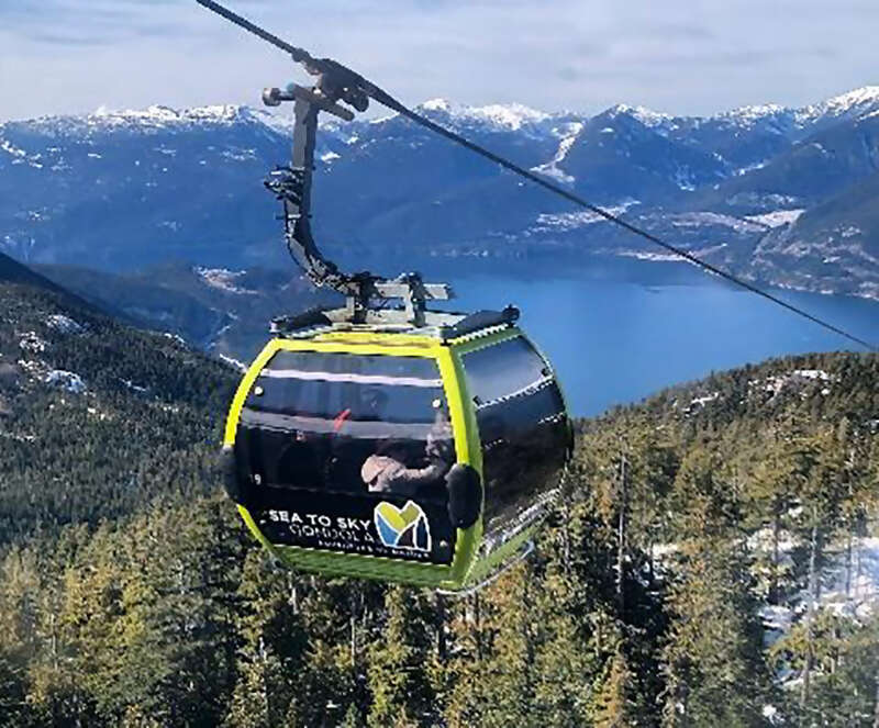 Sea, Falls And Mountains