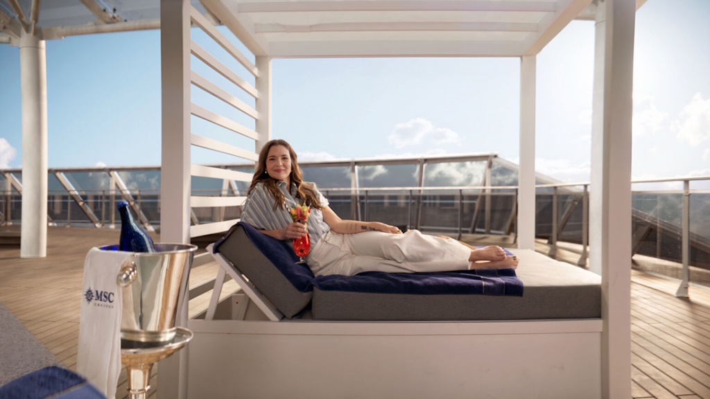 MSC Cruises Selects Drew Barrymore as Godmother of New Flagship Msc World America