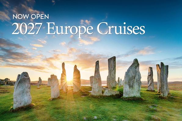 New! 2027 Europe cruises available now