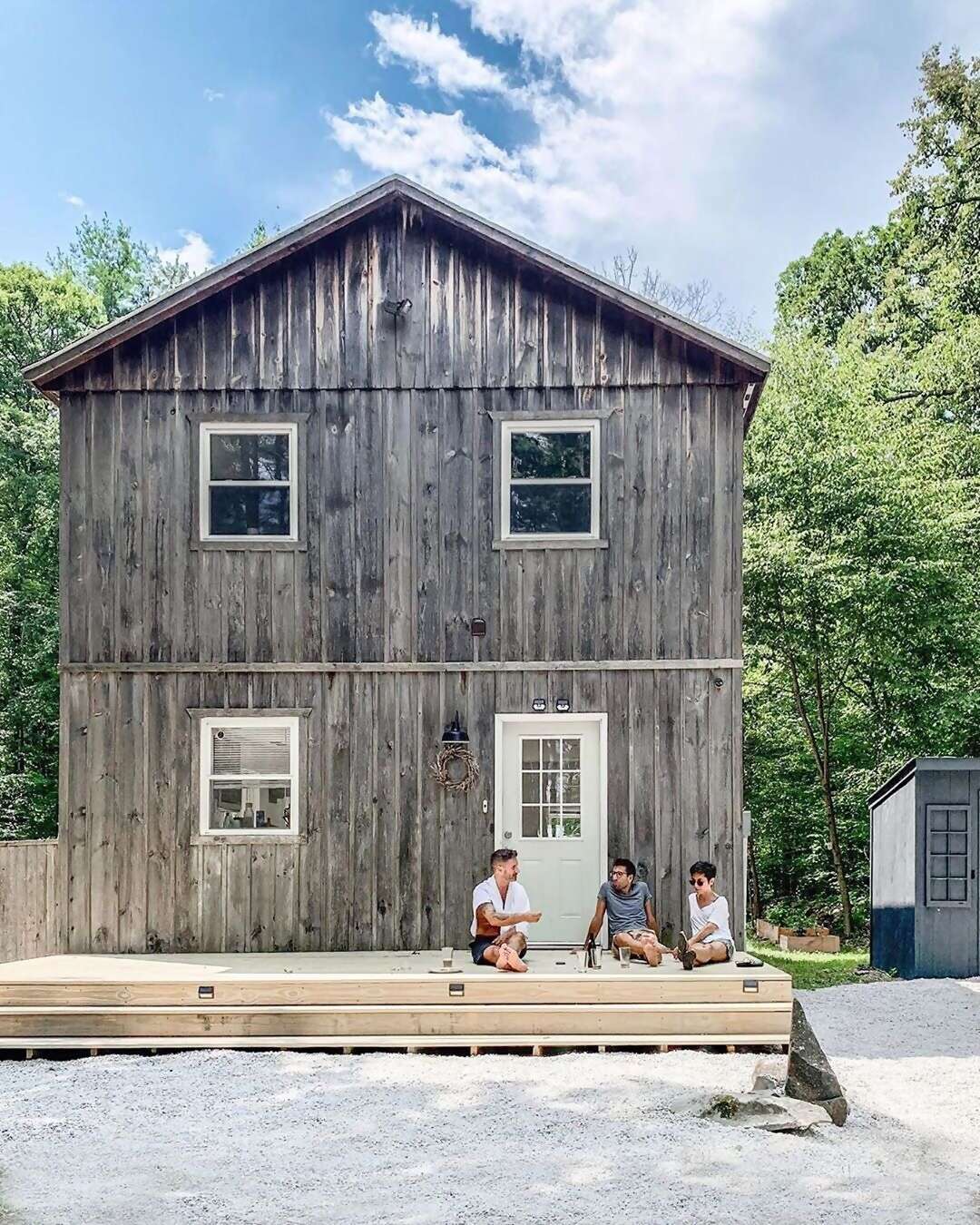 This stately cabin in the woodlands of Catskill Park was made for slowing down