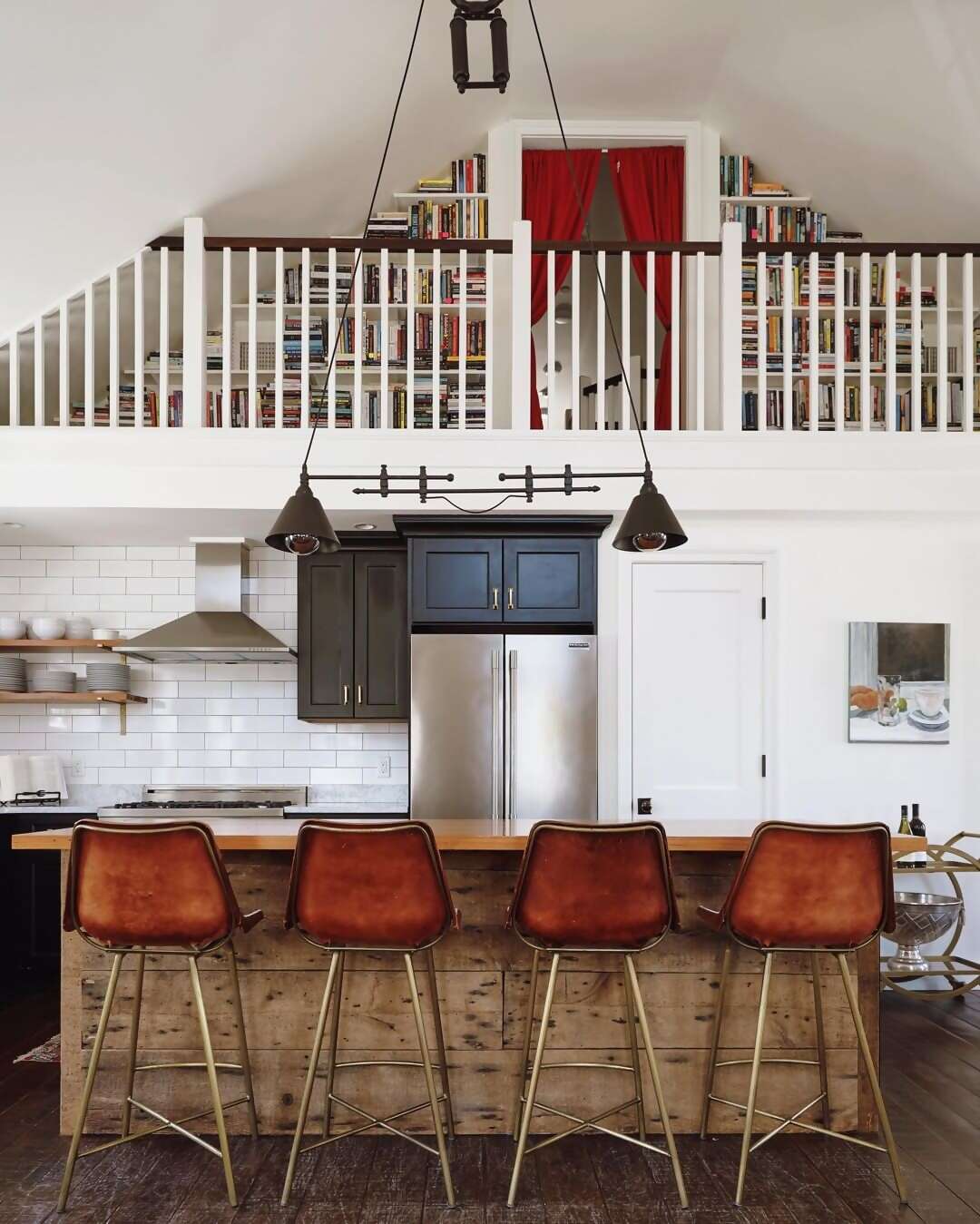 On the second story of her bookshop, Superhost Wendy’s loft looks like something straight out of a bookworm’s dream