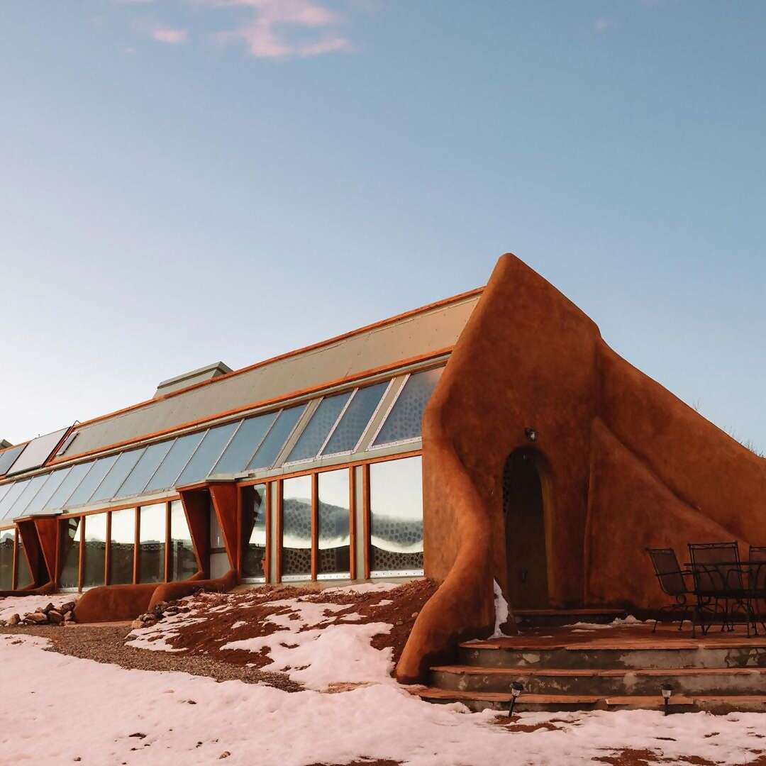 While Superhost Michael’s desert home might seem like it came from outer space, it’s actually an Earthship helping to reduce our