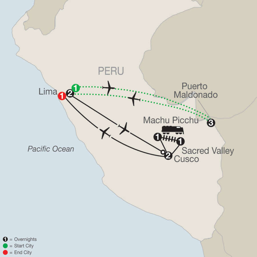 Peru Splendors with Peru's Amazon