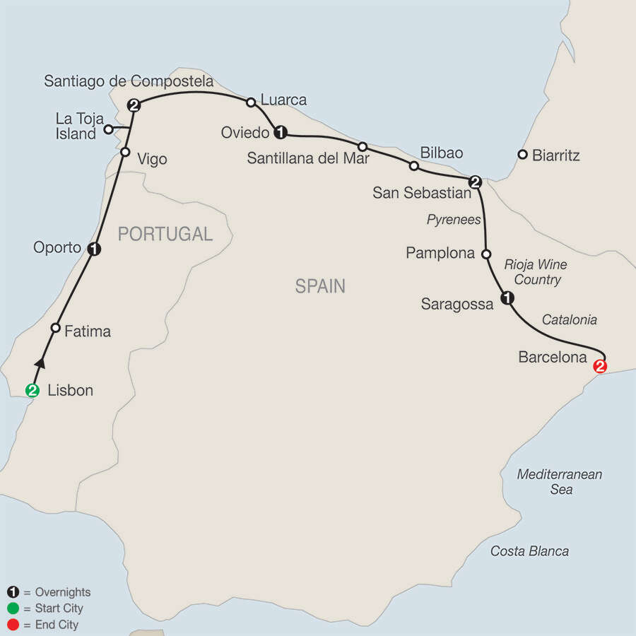 Lisbon & Northern Spain