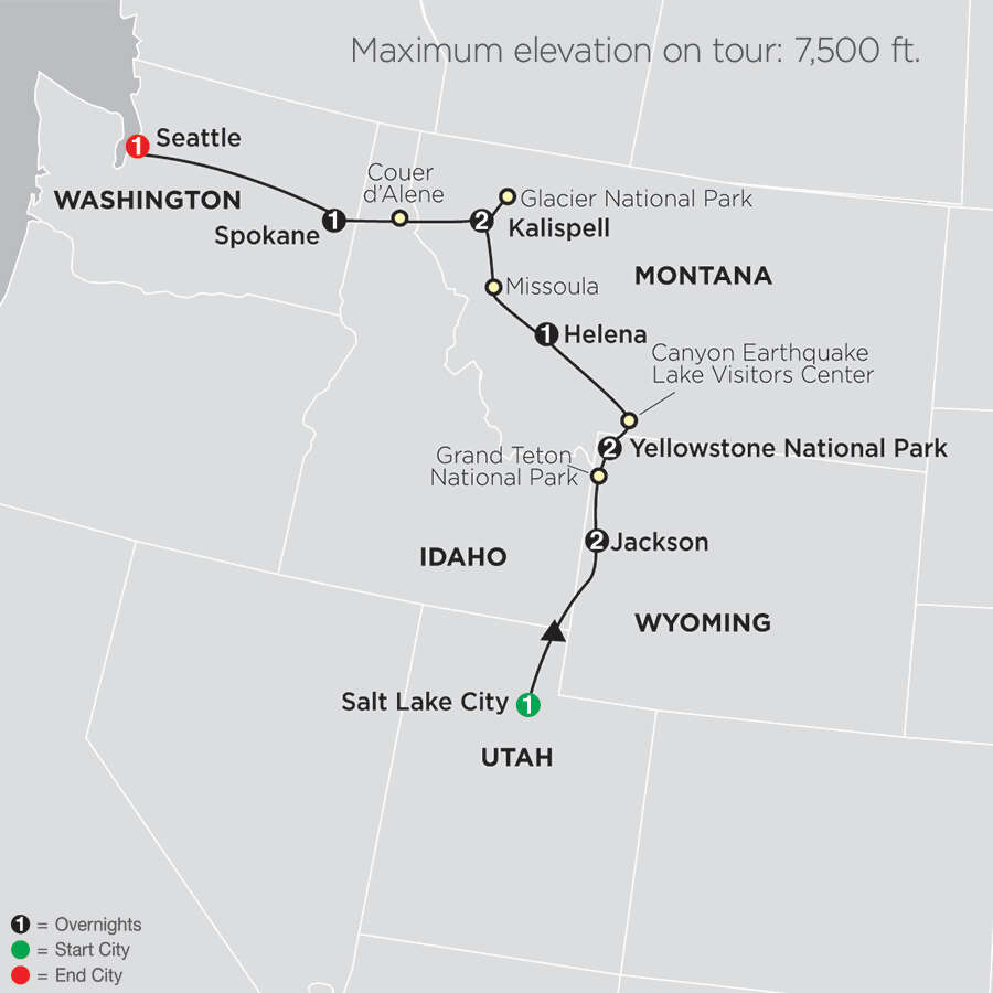 Geysers to Glaciers