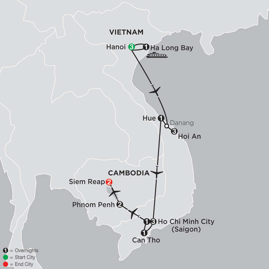 Simply Vietnam with Cambodia