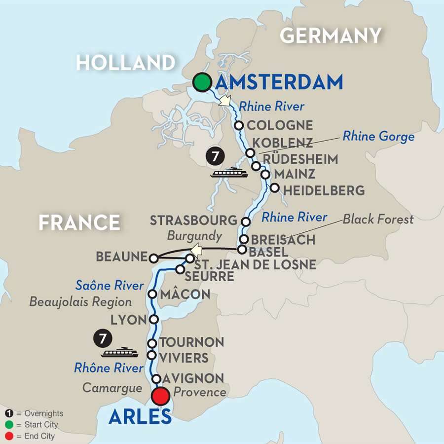 Rhine & Rhône Revealed for Wine Lovers - Cruise Only
