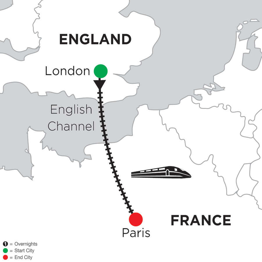 3 Nights London & 2 Nights Paris