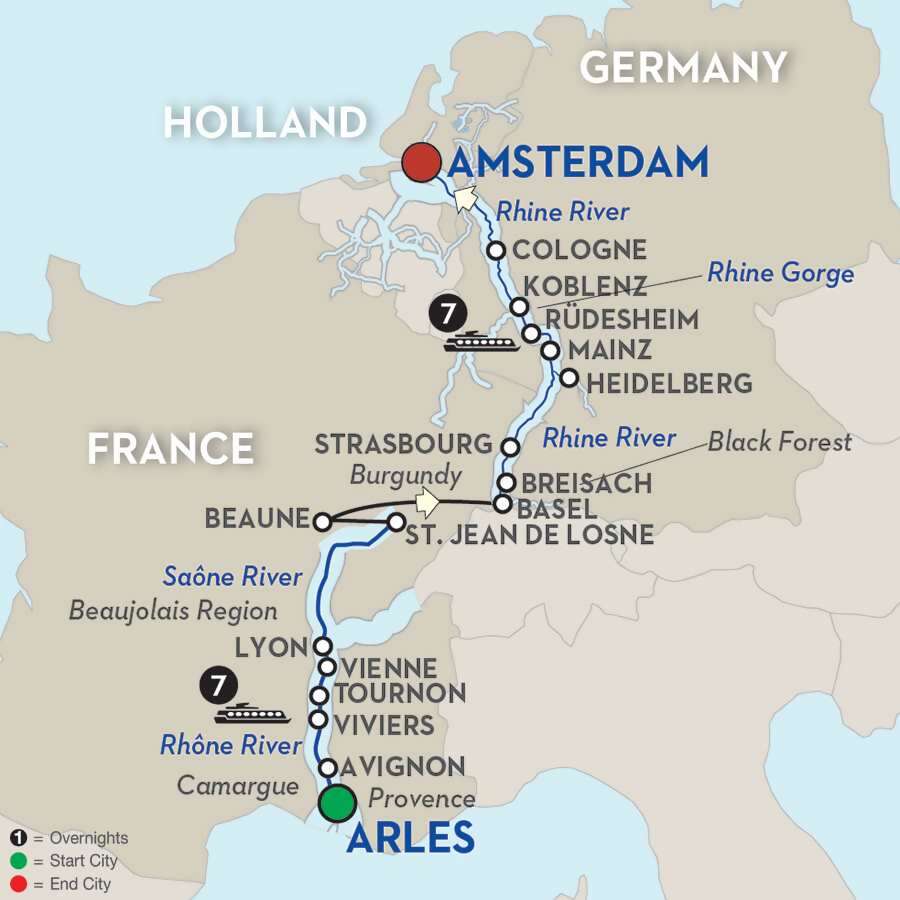 Sounds of Jazz on the Rhine & Rhône Revealed - Cruise Only