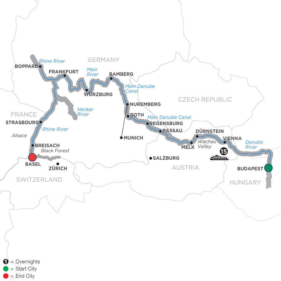 Enchanted Europe for Golfers – Cruise Only