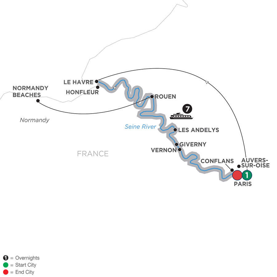 Reflections on the Seine – Southbound