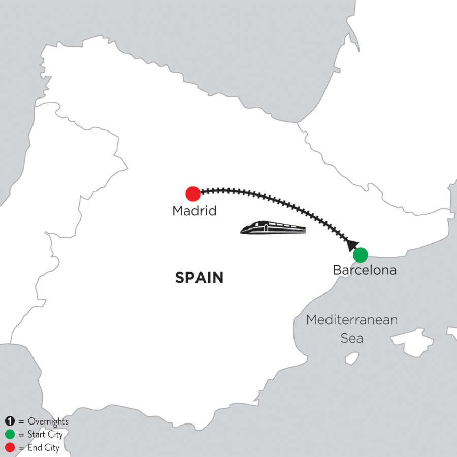 2 Nights Barcelona & 2 Nights Madrid