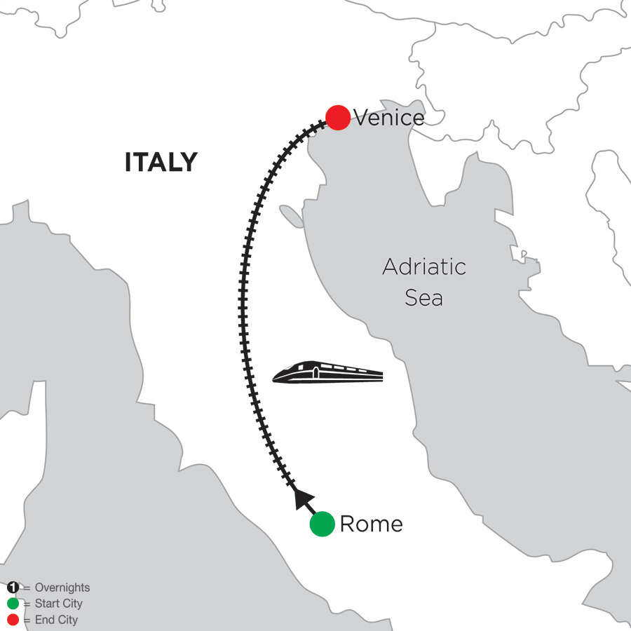 2 Nights Rome & 5 Nights Venice