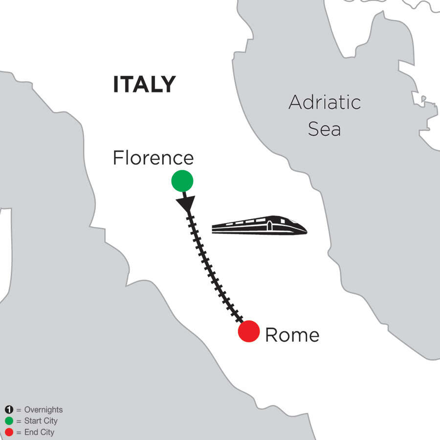 3 Nights Florence & 5 Nights Rome