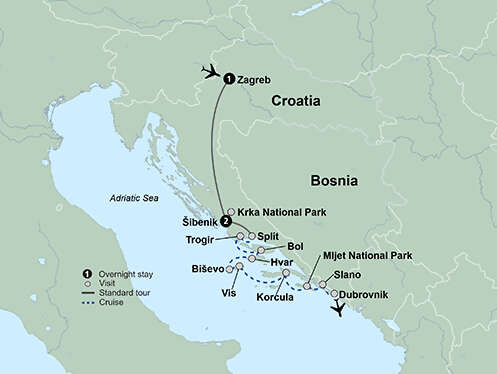 Croatia & Its Islands Small Ship Cruising on the Adriatic Coast