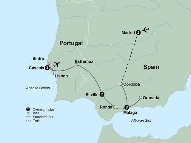 Spain's Costa del Sol & The Portuguese Riviera