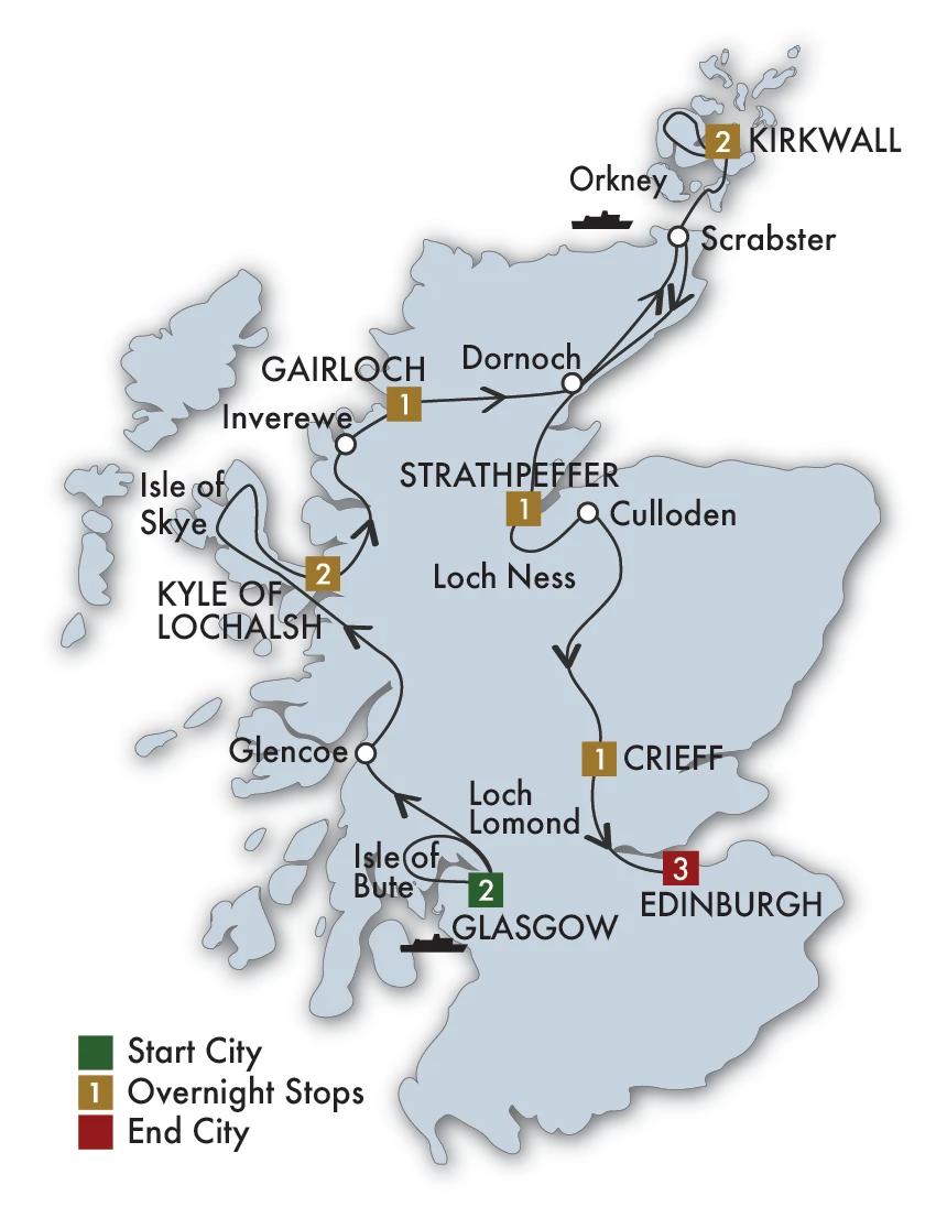 2025 Scottish Isles & Glens - 13 Days/12 Nights