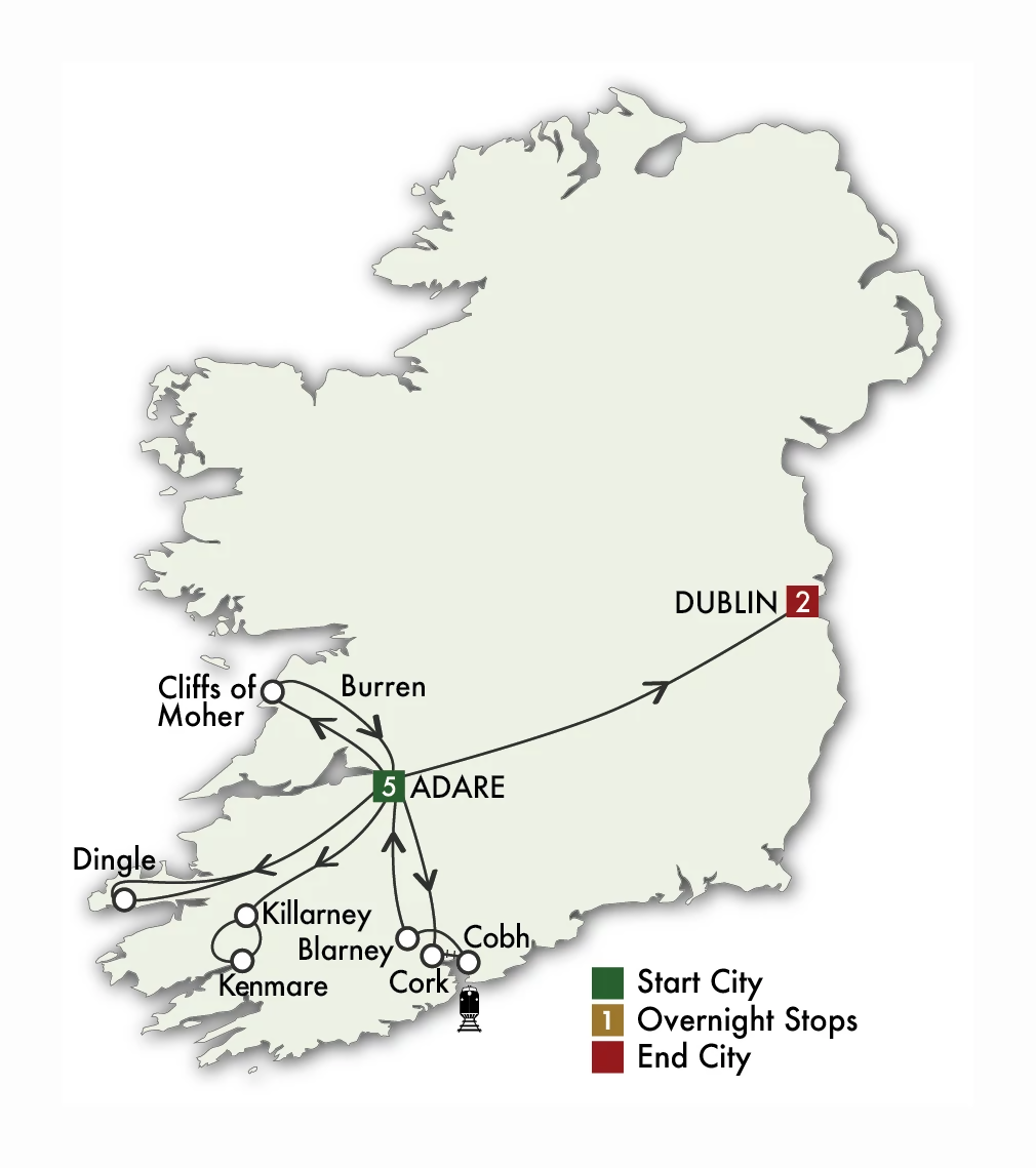 2025 Ireland South Daytripper - 8 Days/7 Nights