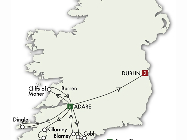 2025 Ireland South Daytripper - 8 Days/7 Nights
