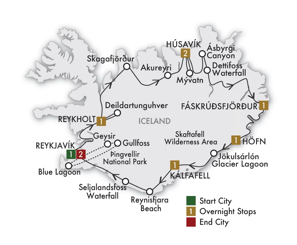 2025 Icelandic Explorer - 10 days/9 nights