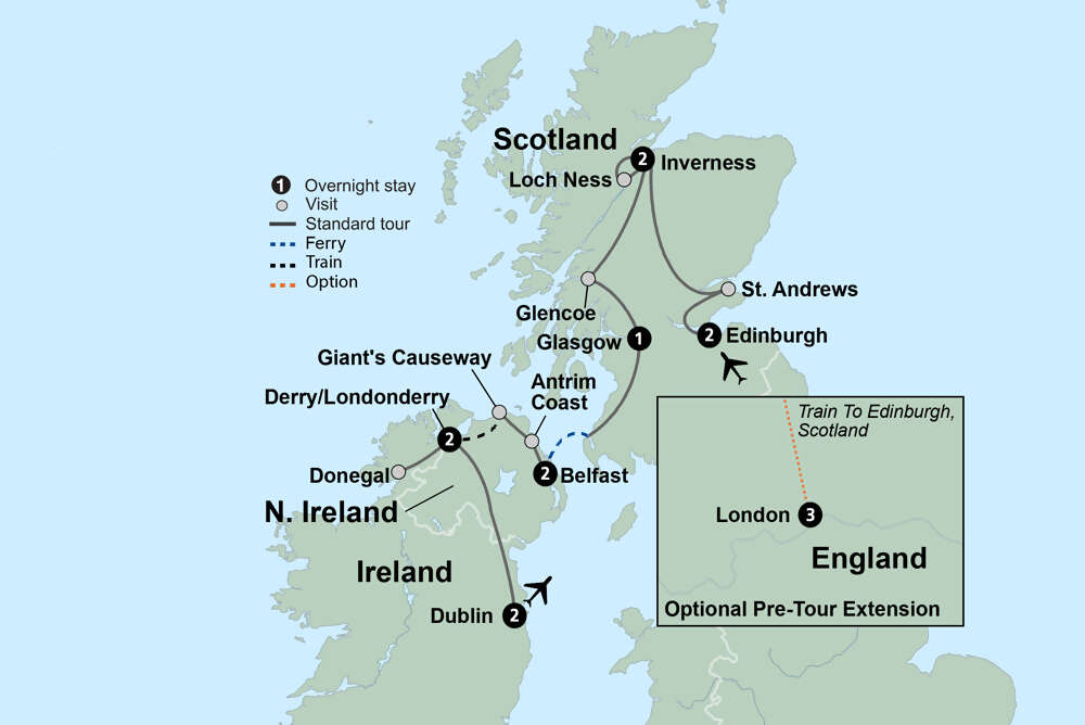 Exploring Scotland & Ireland