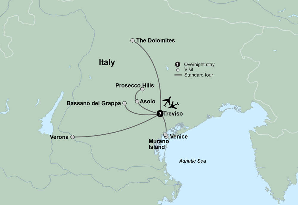 Spotlight on Northern Italy featuring Venice, Verona & the Dolomites